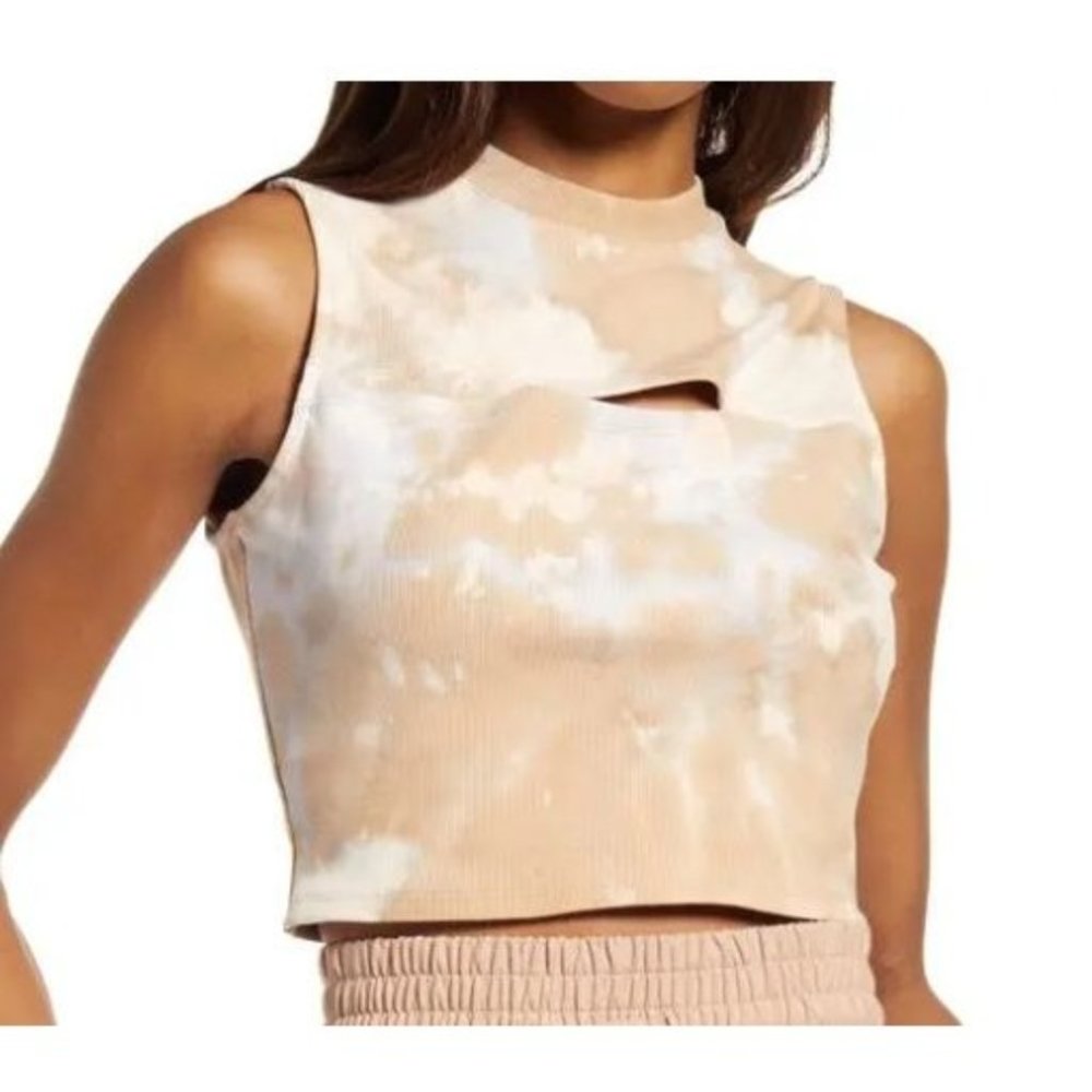 Open Edit Cutout Crop Top